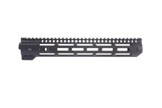 12.63in Midwest Industries slim line AR-15 handguard features M-LOK slots and will cover a Mid-length gas system